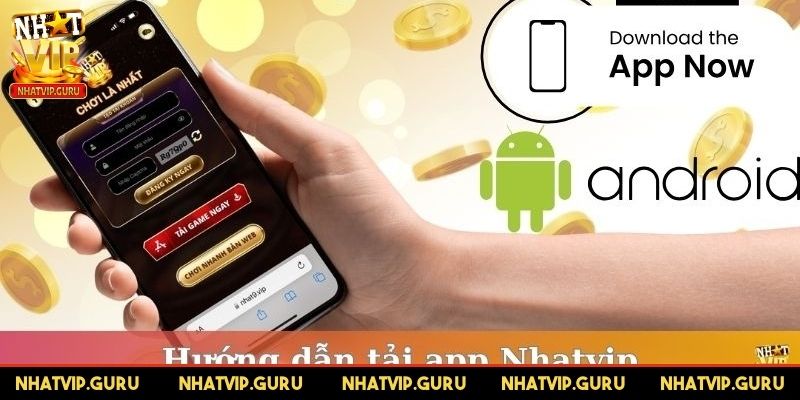 Tải App NHATVIP– Trải Nghiệm Ngay Cá Cược Đỉnh Cao Mọi Lúc 2 Giao diện cài đặt app trên Android nhanh chóng